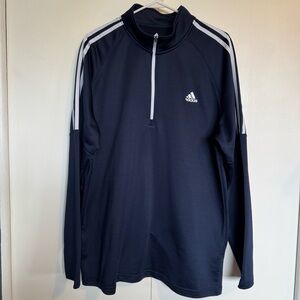 Adidas Golf Navy Blue Quarter-Zip